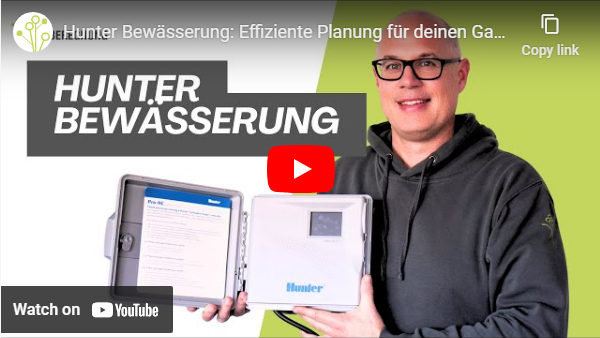 Hunter Bewässerung planen